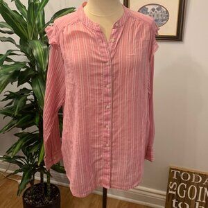 Joe Fresh Stripped Button Front Shirt